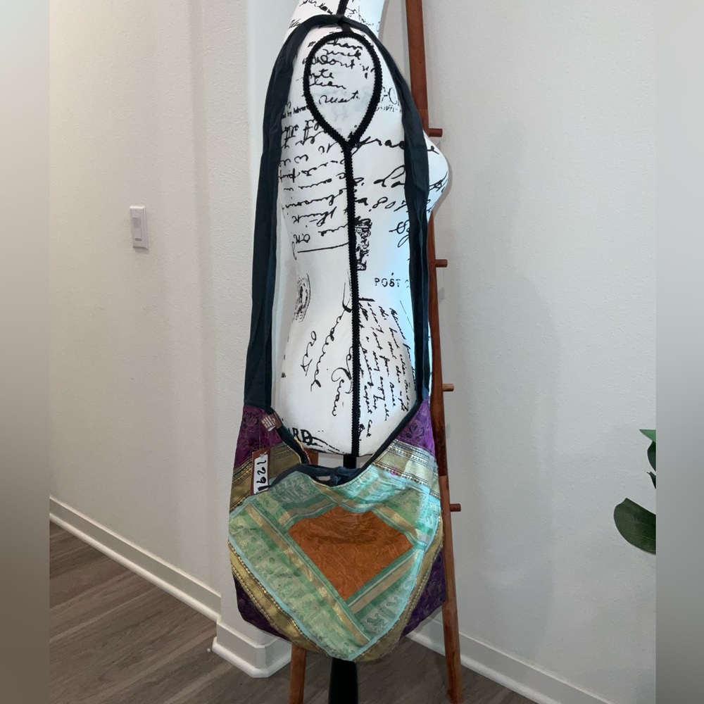 Raj Multicolor Patchwork Shoulder Bag - image 4